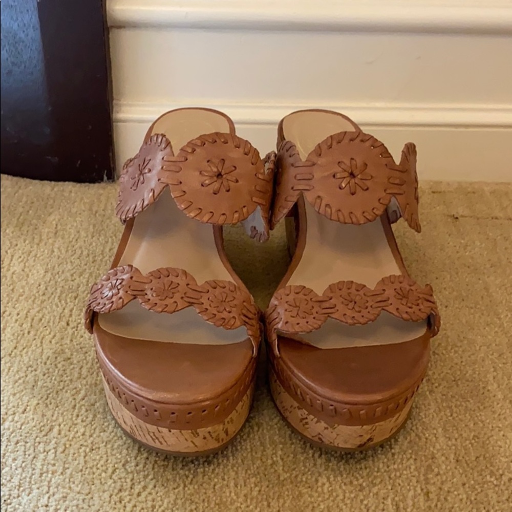 Jack Rogers Cork Wedges